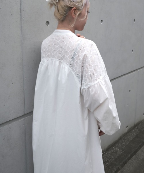 ZOZOMARKET by aoi(ゾゾマーケットバイアオイ)の「【インフルエンサー aoiセレクト】コットンレース切り替えティアードワンピース(ワンピース・レディース・オフホワイト/ブラック・FREE)」の19枚目の写真