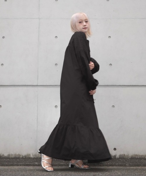 ZOZOMARKET by aoi(ゾゾマーケットバイアオイ)の「【インフルエンサー aoiセレクト】コットンレース切り替えティアードワンピース(ワンピース・レディース・オフホワイト/ブラック・FREE)」の14枚目の写真