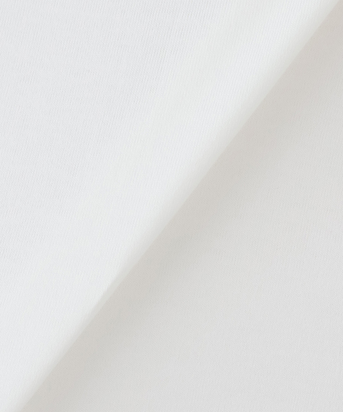 JOURNAL STANDARD LUXE（ジャーナルスタンダード　ラックス）の「《追加》クラシックテンジク モックプルオーバー（Tシャツ/カットソー・レディース・ホワイト/ブラック・FREE）」の3枚目の写真
