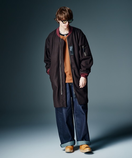 glamb(グラム)の「Multi Texture Cutsew / マルチテキスチャーカットソー(Tシャツ/カットソー・メンズ・ホワイト/ブラウン/ブラック・S/M/L)」の15枚目の写真