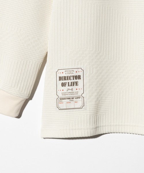 glamb(グラム)の「Multi Texture Cutsew / マルチテキスチャーカットソー(Tシャツ/カットソー・メンズ・ホワイト/ブラウン/ブラック・S/M/L)」の16枚目の写真