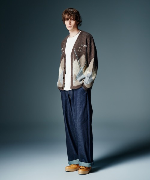 glamb(グラム)の「Multi Texture Cutsew / マルチテキスチャーカットソー(Tシャツ/カットソー・メンズ・ホワイト/ブラウン/ブラック・S/M/L)」の10枚目の写真
