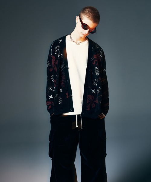 glamb(グラム)の「Multi Texture Cutsew / マルチテキスチャーカットソー(Tシャツ/カットソー・メンズ・ホワイト/ブラウン/ブラック・S/M/L)」の22枚目の写真