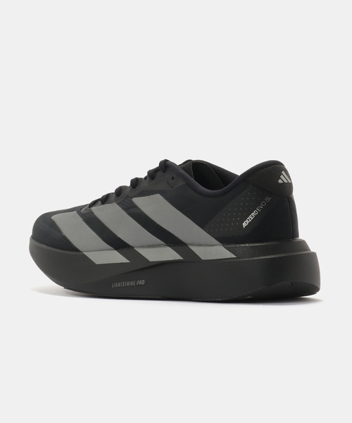 adidas(アディダス)の「adidas ADIZERO EVO SL WOVEN W JR4737(スニーカー・レディース・ブラック系その他・23cm/23.5cm/24cm/24.5cm)」の3枚目の写真
