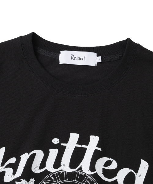 KNITTED(ニッティド)の「(ユニセックス) ピグメント パームツリー グラフィック Tシャツ クロップ ブラック(Tシャツ/カットソー・メンズ・その他・MEDIUM/LARGE/X-LARGE)」の2枚目の写真