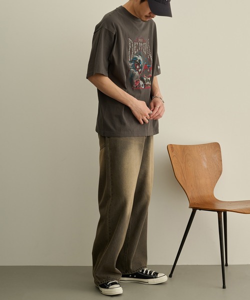 DISCUS(ディスカス)の「【DISCUS】DISCUS×villains ヴィンテージライク 半袖Tシャツ(Tシャツ/カットソー・メンズ・ブラック/ブラック系その他2/ブラック系その他3/ブラック系その他5/ブラック系1/ブラック系その他4/ブラック系その他6・L/M)」の8枚目の写真