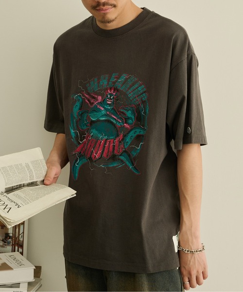 DISCUS(ディスカス)の「【DISCUS】DISCUS×villains ヴィンテージライク 半袖Tシャツ(Tシャツ/カットソー・メンズ・ブラック/ブラック系その他2/ブラック系その他3/ブラック系その他5/ブラック系1/ブラック系その他4/ブラック系その他6・L/M)」の18枚目の写真