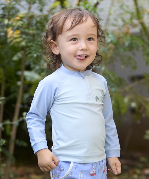 petit main(プティマイン)の「【SWIM】Boysアソートセットアップ水着(水着・キッズ・イエロー/サックスブルー/チャコール・100cm/110cm/120cm/130cm/80cm/90cm)」の19枚目の写真