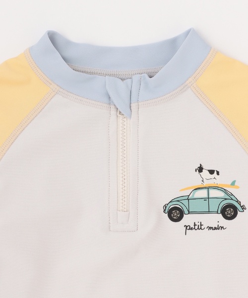 petit main(プティマイン)の「【SWIM】Boysアソートセットアップ水着(水着・キッズ・イエロー/サックスブルー/チャコール・100cm/110cm/120cm/130cm/80cm/90cm)」の13枚目の写真