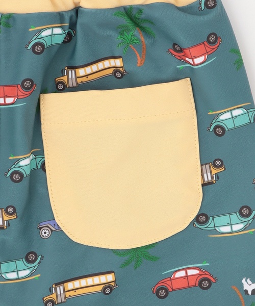 petit main(プティマイン)の「【SWIM】Boysアソートセットアップ水着(水着・キッズ・イエロー/サックスブルー/チャコール・100cm/110cm/120cm/130cm/80cm/90cm)」の6枚目の写真
