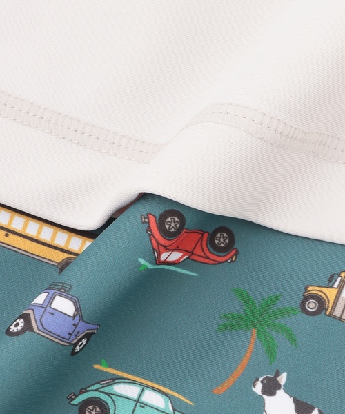 petit main(プティマイン)の「【SWIM】Boysアソートセットアップ水着(水着・キッズ・イエロー/サックスブルー/チャコール・100cm/110cm/120cm/130cm/80cm/90cm)」の4枚目の写真
