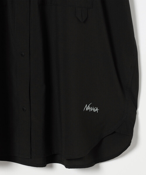 FREAK'S STORE(フリークスストア)の「NANGA/ナンガ エクスカーション ショートスリーブブラウス(シャツ/ブラウス・レディース・グリーン/ブラック/ライトグレー・MEDIUM/SMALL)」の8枚目の写真