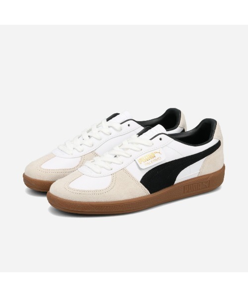 PUMA(プーマ)の「PUMA PALERMO LTH / プーマ パレルモ レザー / 396464-01(スニーカー・メンズ・ホワイト・27cm/28.5cm)」の1枚目の写真