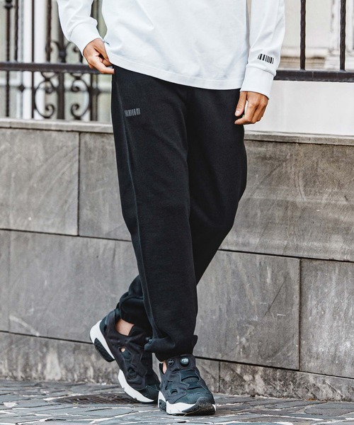 felkod（フィルコッド）の「mp15144- Heart Puff Print 12oz Fleece Easy Pants イージーパンツ(F26A220)（スウェットパンツ・メンズ・ブラック/ブラック×イエロー・M/L/XL）」の5枚目の写真