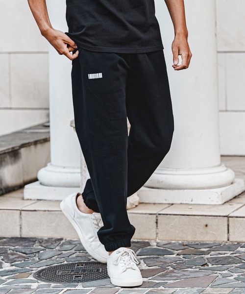 felkod（フィルコッド）の「mp15144- Heart Puff Print 12oz Fleece Easy Pants イージーパンツ(F26A220)（スウェットパンツ・メンズ・ブラック/ブラック×イエロー・M/L/XL）」の9枚目の写真