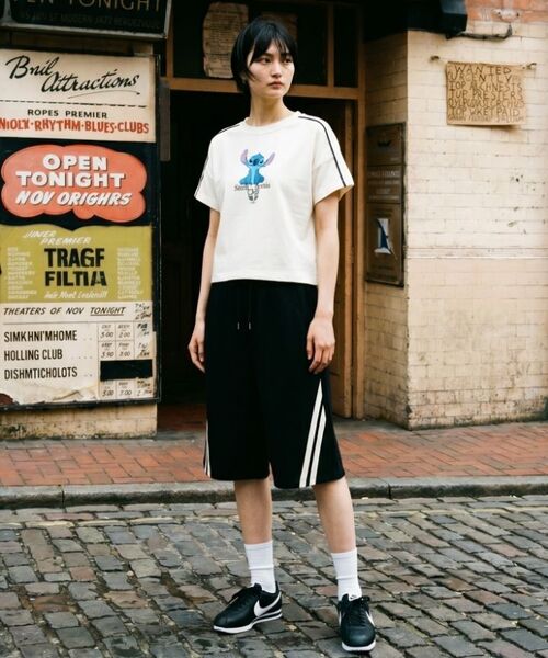 BASIC LABEL（ベーシックラベル）の「Zane track wide Bermuda shorts 2 Color [BLST_4001]（その他パンツ・レディース・グレー/ブラック・SMALL/MEDIUM/LARGE/X-LARGE）」の4枚目の写真