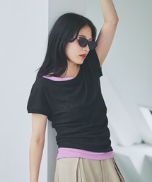 JEANASIS | アシメバイカラーFS/1032159(Tシャツ/カットソー)