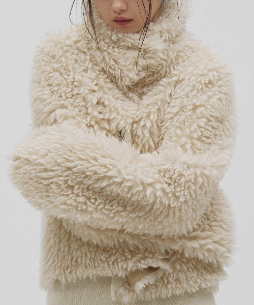 TODAYFUL(トゥデイフル)の「【TODAYFUL/トゥデイフル】Fur Short Coat/ファーショートコート(その他アウター・レディース・アイボリー・38/36)」の1枚目の写真
