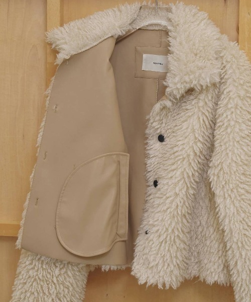 TODAYFUL(トゥデイフル)の「【TODAYFUL/トゥデイフル】Fur Short Coat/ファーショートコート(その他アウター・レディース・アイボリー・38/36)」の11枚目の写真