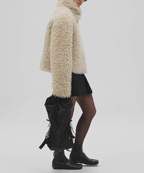 TODAYFUL(トゥデイフル)の「【TODAYFUL/トゥデイフル】Fur Short Coat/ファーショートコート(その他アウター・レディース・アイボリー・38/36)」の13枚目の写真