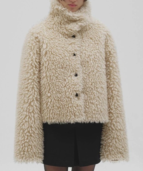 TODAYFUL(トゥデイフル)の「【TODAYFUL/トゥデイフル】Fur Short Coat/ファーショートコート(その他アウター・レディース・アイボリー・38/36)」の14枚目の写真