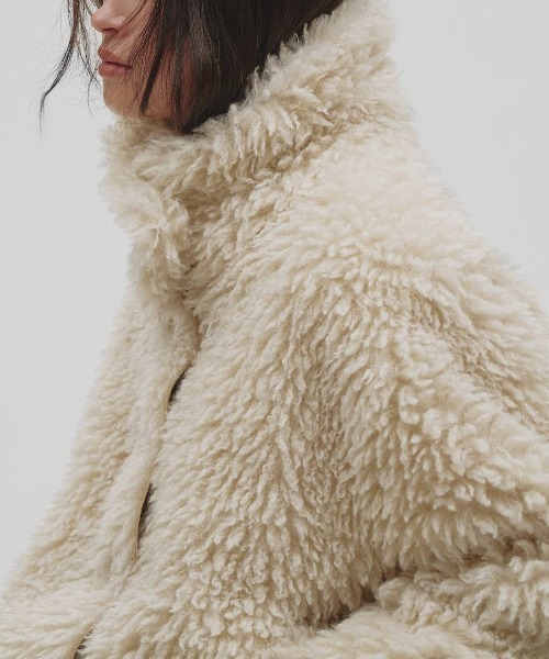 TODAYFUL(トゥデイフル)の「【TODAYFUL/トゥデイフル】Fur Short Coat/ファーショートコート(その他アウター・レディース・アイボリー・38/36)」の12枚目の写真