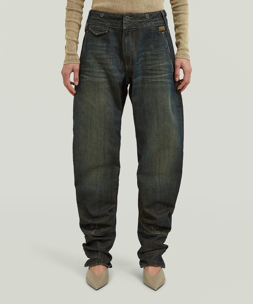 G-STAR(ジースター)の「Jodphur 3D Jeans/ヴィンテージライク立体裁断ジョッパーズジーンズ(デニムパンツ・レディース・ダークインディゴブルー・27inch/26inch/25inch/24inch)」の1枚目の写真