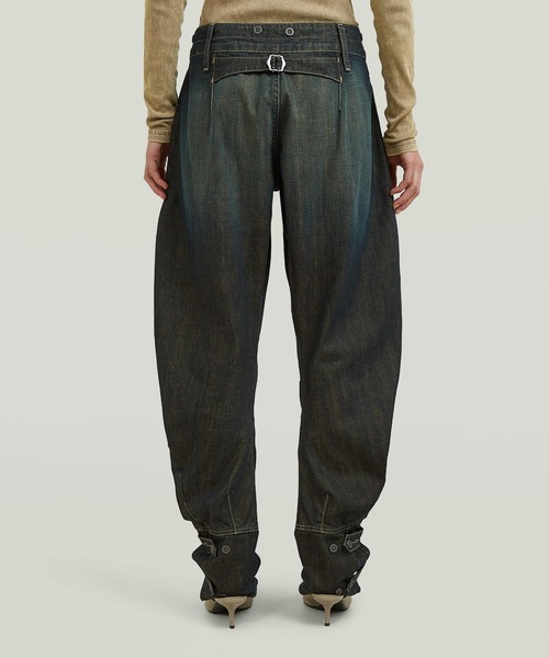 G-STAR(ジースター)の「Jodphur 3D Jeans/ヴィンテージライク立体裁断ジョッパーズジーンズ(デニムパンツ・レディース・ダークインディゴブルー・27inch/26inch/25inch/24inch)」の2枚目の写真
