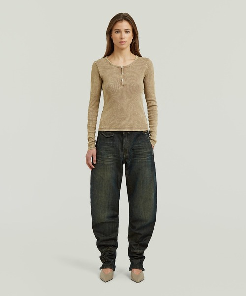 G-STAR(ジースター)の「Jodphur 3D Jeans/ヴィンテージライク立体裁断ジョッパーズジーンズ(デニムパンツ・レディース・ダークインディゴブルー・27inch/26inch/25inch/24inch)」の5枚目の写真