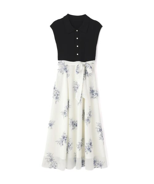 PROPORTION BODY DRESSING(プロポーションボディドレッシング)の「衿付き柄ドッキングニットワンピース / 1216240702(ワンピース・レディース・ピンク/ブラック・SMALL/P/S/MEDIUM)」の13枚目の写真