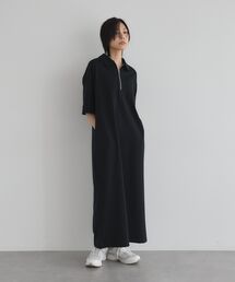GARAGE OF GOOD CLOTHING | 【日本製】ポロ襟ZIP付ワンピース(ワンピース)