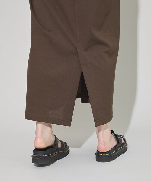 GARAGE OF GOOD CLOTHING(ガレージオブグッドクロージング)の「【日本製】ポロ襟ZIP付ワンピース(ワンピース・レディース・ブラック/ブラウン・FREE)」の6枚目の写真
