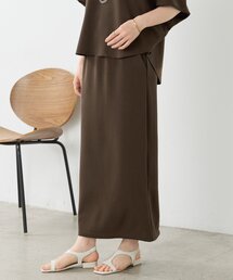 BORDERS at BALCONY/ボーダーズアットバルコニー】 FRINGE TWEED SKIRT