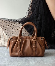 on:nue's [on:nue] [2WAY/with shoulder strap] Studded Belt Mini Boston Bag (Boston Bag)
