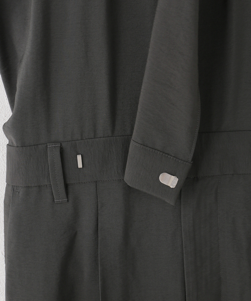 Spick & Span(スピックアンドスパン)の「ソフトポプリンオールインワン(つなぎ/オールインワン・レディース・チャコールグレー/ブラウン・38/36)」の7枚目の写真
