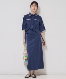 ALL NEW MART | ウェーブラインパイル巻きスカート(スカート)
