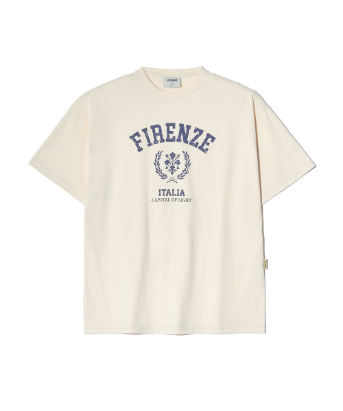 PIECEMAKER(ピースメーカー)の「ヴィンテージフィレンツェリリ半袖Tシャツ(チャコール)(Tシャツ/カットソー・レディース・その他・LARGE/MEDIUM)」の5枚目の写真