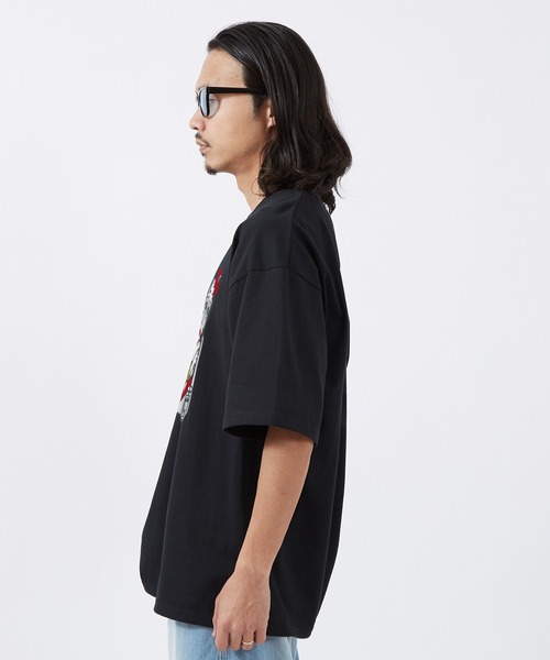 En serio TOKYO（エンソリオトーキョー）の「【SIDEWAYSTANCE】プールガール半袖Tシャツ 70485（Tシャツ/カットソー・メンズ・ホワイト/ブラック・SMALL/MEDIUM）」の9枚目の写真