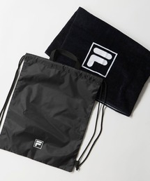 FILA（フィラ）の「【FILA:フィラ】キッズナップサック&タオル2点セット（バックパック/リュック）」