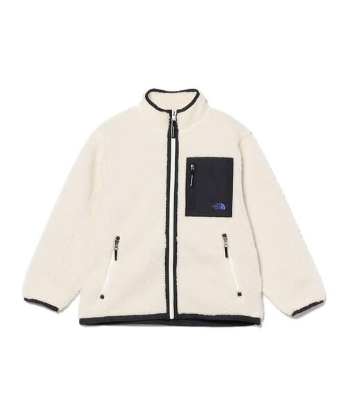 THE NORTH FACE(ザノースフェイス)の「THE NORTH FACE / キッズ ボア フリースジャケット 2026FW(130~160cm)(ブルゾン・キッズ・ホワイト/ブラック/ロイヤルブルー・160/140/150/130)」の1枚目の写真