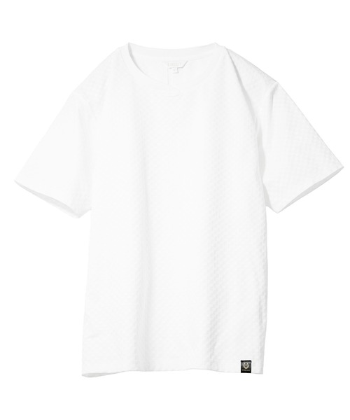 JOKER(ジョーカー)の「ブロック柄デザインクルーネックTシャツ メンズ 半袖 カットソー 夏服(Tシャツ/カットソー・メンズ・グレー/ホワイト/ブラック・XL/M/L)」の4枚目の写真