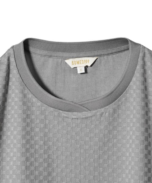 JOKER(ジョーカー)の「ブロック柄デザインクルーネックTシャツ メンズ 半袖 カットソー 夏服(Tシャツ/カットソー・メンズ・グレー/ホワイト/ブラック・XL/M/L)」の21枚目の写真