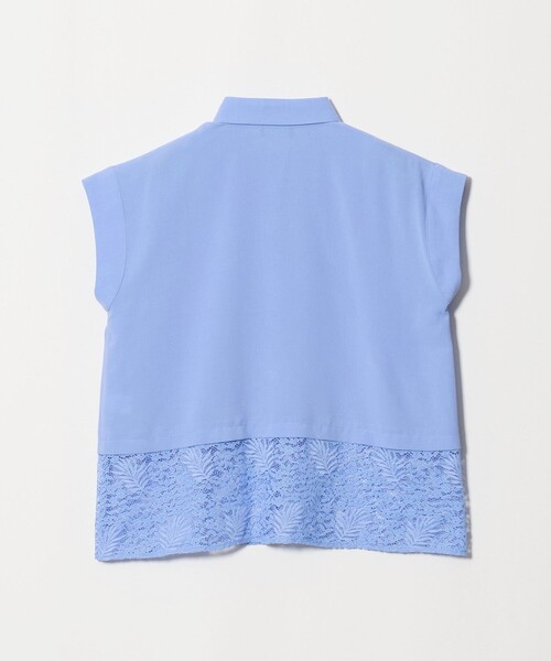 A DAY IN THE LIFE UNITED ARROWS（アデイインザライフユナイテッドアローズ）の「レースレイヤード フレンチスリーブシャツ ＜A DAY IN THE LIFE＞（シャツ/ブラウス・レディース・ホワイト/ブラック/ライトブルー・FREE）」の11枚目の写真