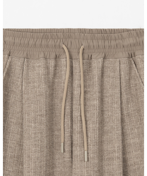 THEENDQUESTION(ジエンドクエスチョン)の「Knit tuck wide pants / BEIGE(その他パンツ・レディース・その他・FREE)」の2枚目の写真