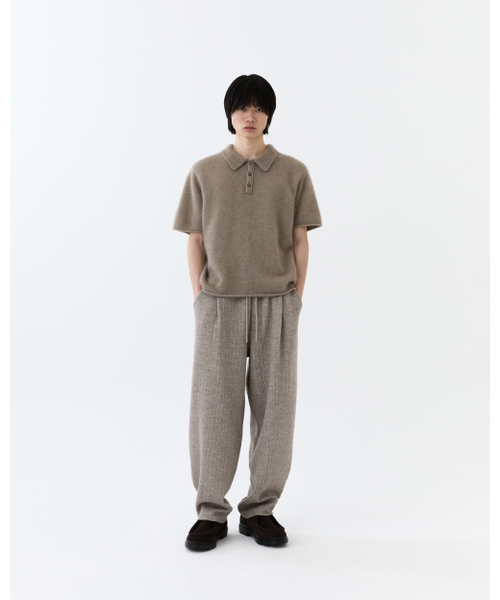THEENDQUESTION(ジエンドクエスチョン)の「Knit tuck wide pants / BEIGE(その他パンツ・レディース・その他・FREE)」の7枚目の写真
