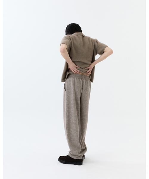 THEENDQUESTION(ジエンドクエスチョン)の「Knit tuck wide pants / BEIGE(その他パンツ・レディース・その他・FREE)」の8枚目の写真