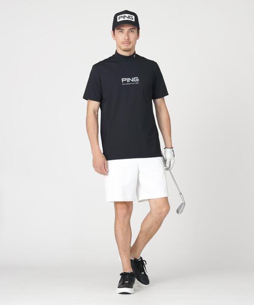 PING(ピン)の「【PING APPAREL】半袖ハイネックシャツ (MENS)(Tシャツ/カットソー・メンズ・グレー/ブルー/ホワイト/ブラック・LL1/L/LL/M/S)」の6枚目の写真