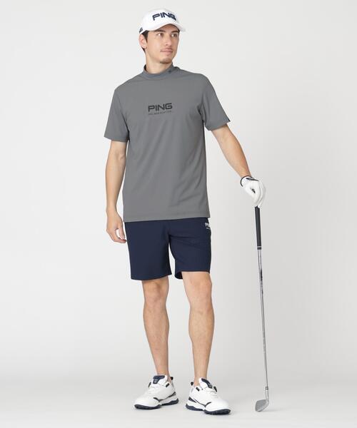 PING(ピン)の「【PING APPAREL】半袖ハイネックシャツ (MENS)(Tシャツ/カットソー・メンズ・グレー/ブルー/ホワイト/ブラック・LL1/L/LL/M/S)」の11枚目の写真