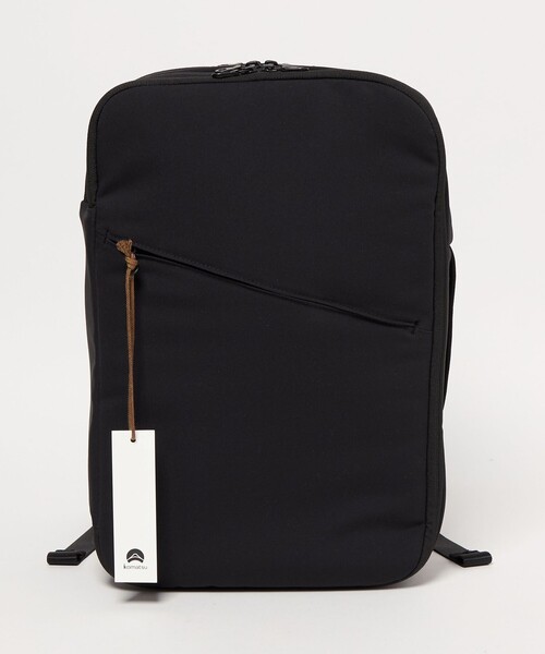 BEAUTY&YOUTH UNITED ARROWS(ビューティーアンドユースユナイテッドアローズ)の「【WEB限定】小松マテーレ コンパクト リュック(バックパック/リュック・メンズ・ブラック・FREE)」の1枚目の写真