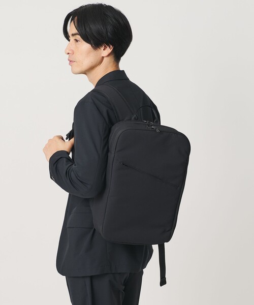 BEAUTY&YOUTH UNITED ARROWS(ビューティーアンドユースユナイテッドアローズ)の「【WEB限定】小松マテーレ コンパクト リュック(バックパック/リュック・メンズ・ブラック・FREE)」の8枚目の写真